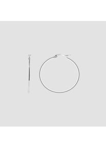 Adelia&acute;s Paar Creolen ADELIA&acute;S "Damen Ohrringe &iquest; Creole aus Edelstahl", silber, Ohrringe, Damen, Edelstahl, Paar Creolen