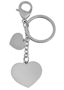 Adelia&acute;s Kettenanh&auml;nger ADELIA&acute;S "Unisex Anh&auml;nger &iquest; Schl&uuml;ssel Gravuranh&auml;nger aus Edelstahl", silber, Schmuckanh&auml;nger, Damen, Edelstahl, Kettenanh&auml;nger