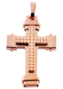 Adelia&acute;s Kreuzanh&auml;nger ADELIA&acute;S "Unisex Anh&auml;nger &iquest; Kreuz Kreuzanh&auml;nger aus Edelstahl", gold, Schmuckanh&auml;nger, Damen, Edelstahl, Kreuzanh&auml;nger