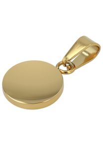 Adelia&acute;s Kettenanh&auml;nger ADELIA&acute;S "Unisex Anh&auml;nger &iquest; Anh&auml;nger aus Edelstahl", schwarz, Schmuckanh&auml;nger, Damen, Edelstahl, Kettenanh&auml;nger