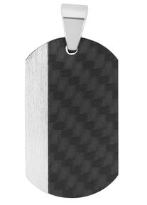 Adelia&acute;s Kettenanh&auml;nger ADELIA&acute;S "Herren Anh&auml;nger &iquest; Gravuranh&auml;nger aus Edelstahl", schwarz, Schmuckanh&auml;nger, Herren, Edelstahl, Kettenanh&auml;nger