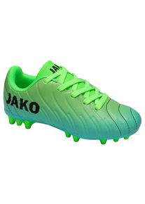 Fu&szlig;ballschuh Jako "J-SFGSWEEPER", Kinder, Gr. 32, gr&uuml;n (neon gr&uuml;n, ocean), Synthetik, Schuhe Fu&szlig;ballschuh, mit Nocken f&uuml;r Rasenpl&auml;tze, f&uuml;r Jugendliche & Kinder