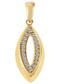 Adelia&acute;s Kettenanh&auml;nger ADELIA&acute;S "Damen Anh&auml;nger aus 333 Gold mit Zirkonia", gold, Schmuckanh&auml;nger, Damen, Kettenanh&auml;nger