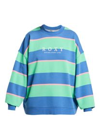 Sweatshirt Roxy "Strictly Stripes", Damen, Gr. XS, katydid stripy soul, Obermaterial: 60% Walkfrottier, 40% Microfaser;, Sweatshirts Sweatshirt