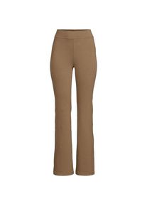 LANDS' END Ausgestellte Yoga-Hose Starfish, Damen,  Braun, Elasthan/Baumwoll-Mischung, by Lands' End