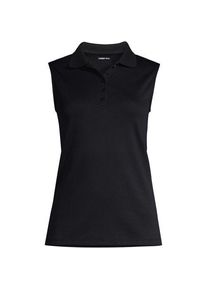 LANDS' END &Auml;rmelloses Supima-Poloshirt, Damen,  Rot, Baumwolle, by Lands' End