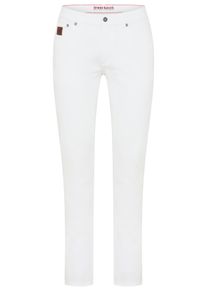 Straight-Jeans Bruno Banani "Hutch", Herren, Gr. 38, L&auml;nge 30, wei&szlig;, Denim/Jeans, Obermaterial: 98% Baumwolle, 2% Elasthan, unifarben, normal lang, Jeans Straight-Jeans, gerade geschnittenes Bein, niedrige Leibh&ouml;he, regul&auml;re Passform