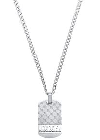 JOOP! Kette mit Anh&auml;nger JOOP "2033967", silber (edelstahlfarben), Halsketten, Herren, Edelstahl, L: 60 B: 3,5mm, Kette mit Anh&auml;nger, B:3,5mm