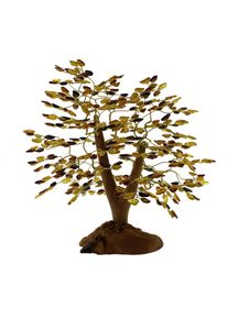 Dekobaum OSTSEE-SCHMUCK "- 20 cm, 432 Bernsteine - Bernstein -" Gr. 20, bunt (mehrfarbig), Blacklist, Dekofiguren, Dekobaum