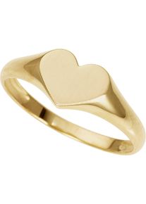 Fingerring Firetti "Schmuck Geschenk Gold 333 Damenring Goldring Herz" Gr. 19, gold (gelbgoldfarben), Fingerringe, Damen, 19, Gelbgold 333, 2mm, Fingerring