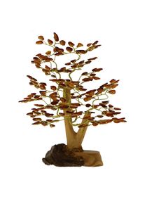 Dekobaum OSTSEE-SCHMUCK "- 15 cm, 216 Bernsteine - Bernstein -" Gr. 13, braun (braun, bernsteinfarben), Blacklist, Dekofiguren, Dekobaum