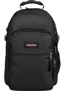 Freizeitrucksack Eastpak "TUTOR", Jungen, Gr. B/H/T: 32,5cm x 48cm x 26cm, schwarz, Polyester, meliert, Basic, Rucks&auml;cke Freizeitrucksack, mit ger&auml;umigen F&auml;chern