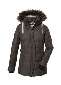 G.I.G.A. by Killtec Steppjacke "Oivia", Damen, Gr. 36, braun (dunkelbraun), Oberstoff: 100% Polyester, Futter: 100% Polyester, Wattierung: 100% Polyester, G.I.G.A. DX BY KILLTEC, Jacken Steppjacke, Damenjacke, edler Look, warm, wasserabweisend, winddicht, atmungsaktiv
