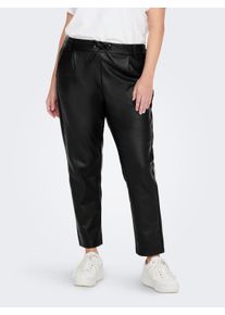 sheego Gro&szlig;e Gr&ouml;&szlig;en Lederimitathose, black, Gr&ouml;&szlig;e 44 - Damen