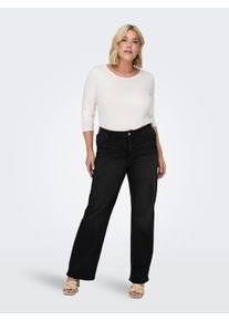 sheego Gro&szlig;e Gr&ouml;&szlig;en High-waist-Jeans, black denim, Gr&ouml;&szlig;e 48 - Damen