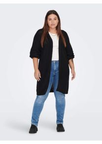 sheego Gro&szlig;e Gr&ouml;&szlig;en Strickjacke, black, Gr&ouml;&szlig;e M - Damen