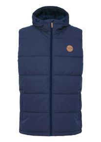 Steppweste North Bend "Steppweste NBElias M", Herren, Gr. L, blau (navy blazer), Obermaterial: 100% Polyester PES., unifarben, regular fit, Westen Steppweste