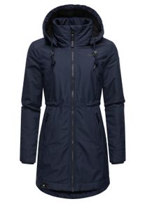Wintermantel Ragwear "Winterjacke Dakkota", Damen, Gr. 3XL, blau (navy), Obermaterial: 100% Polyester PES. Obermaterial: Futter: 100% Polyester PES. 100% Polyester PES., M&auml;ntel Wintermantel