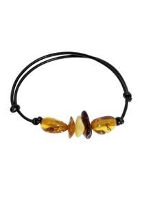 Armband OSTSEE-SCHMUCK "- Urte - Bernstein -" Gr. 19, bunt (mehrfarbig), Armb&auml;nder, Damen, Bernstein, Armband