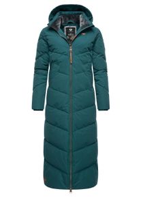 Wintermantel Ragwear "Wintermantel Rebelka Extralong", Damen, Gr. S, gr&uuml;n (dunkelgr&uuml;n), Obermaterial: 100% Polyester PES. Obermaterial: Futter: 100% Polyester PES. 100% Polyester PES., M&auml;ntel Wintermantel