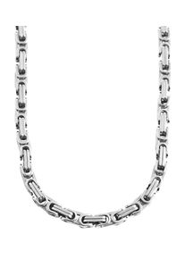 Adelia&acute;s K&ouml;nigskette ADELIA&acute;S "Unisex Halskette &iquest; K&ouml;nigskette aus Edelstahl 50 cm" Gr. 50, silber, Halsketten, Damen, Edelstahl, K&ouml;nigskette