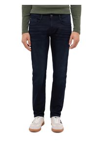 Slim-fit-Jeans Mustang "Herren Style Oregon Slim K", Herren, Gr. 38, L&auml;nge 34, 901 dunkelblau, Denim/Jeans, 83% Baumwolle, 16% Polyester, 1% Elasthan, slim fit, Jeans Slim-fit-Jeans
