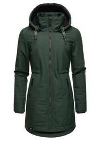 Wintermantel Ragwear "Winterjacke Dakkota", Damen, Gr. XL, gr&uuml;n (dunkelgr&uuml;n), Obermaterial: 100% Polyester PES. Obermaterial: Futter: 100% Polyester PES. 100% Polyester PES., M&auml;ntel Wintermantel