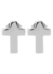 Adelia&acute;s Paar Ohrstecker ADELIA&acute;S "Damen Ohrringe &iquest; Ohrstecker Kreuz aus 925 Silber", silber, Ohrringe, Damen, Silber 925 (Sterlingsilber), Paar Ohrstecker