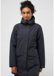 Funktionsmantel Jack Wolfskin "TEMPELHOF COAT W", Damen, Gr. XL (46), grau (phantom), Hauptmaterial: 100% Polyester. Futter: 100% Polyester (recycled). F&uuml;llung: 100% Polyester (recycled), M&auml;ntel Funktionsmantel