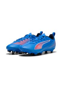 Fu&szlig;ballschuh Puma "ULTRA 6 PLAY FG/AG JR", Kinder, Gr. 36, ultra blau, Puma wei&szlig;, glowing rot, Synthetik, Schuhe Fu&szlig;ballschuh, f&uuml;r Rasen- und Kunstrasenpl&auml;tze, f&uuml;r Jugendliche