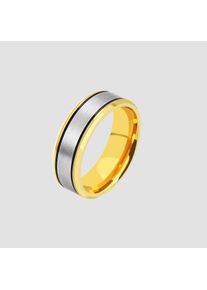 Adelia&acute;s Fingerring ADELIA&acute;S "Herren Ring aus Edelstahl" Gr. 58, gold, Fingerringe, Herren, 58, Edelstahl, Fingerring