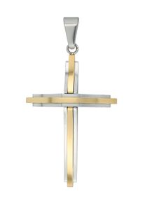 Adelia&acute;s Kreuzanh&auml;nger ADELIA&acute;S "Herren Anh&auml;nger &iquest; Kreuz Kreuzanh&auml;nger aus Edelstahl", silber, Schmuckanh&auml;nger, Herren, Edelstahl, Kreuzanh&auml;nger