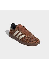 Sneaker adidas Sportswear "BREAKNET SLEEK", Damen, Gr. 38,5, dusky bronze, cream wei&szlig;, gum5, Leder, Synthetik, Schuhe Sneaker, mit Animal Print