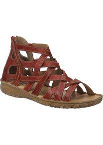 Sandale Josef Seibel "Ivy 06, rot", Damen, Gr. 45, rot, Obermaterial: 100% Rindsleder Leather cow., Schuhe Sandale