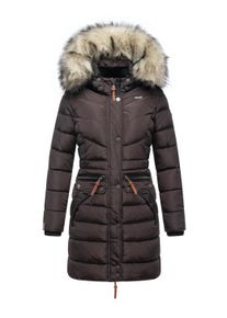 Steppmantel Navahoo "Steppmantel Paula", Damen, Gr. 4XL, braun (choco), Obermaterial: 100% Polyester PES. Obermaterial: Futter: 100% Polyester PES. 100% Polyester PES., M&auml;ntel Steppmantel