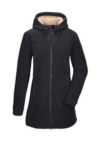 G.I.G.A. by Killtec Fleecejacke "GW 82 WMN FLC PRK", Damen, Gr. 42, blau (navy), Oberseite: 100% Polyester;R&uuml;ckseite: 100% Polyester, G.I.G.A. DX BY KILLTEC, Jacken Fleecejacke, Fleeceparka mit Teddyfell, 2-Wege-Rei&szlig;verschluss, verstellbare Kapuze