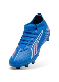 Fu&szlig;ballschuh Puma "ULTRA 6 MATCH FG/AG JR", Kinder, Gr. 33, ultra blau, Puma wei&szlig;, glowing rot, Synthetik, Schuhe Fu&szlig;ballschuh, f&uuml;r Rasen- und Kunstrasenpl&auml;tze, f&uuml;r Jugendliche