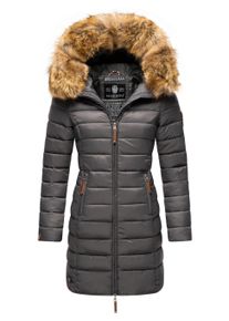 Steppmantel Marikoo "Steppmantel Rose-Stepp", Damen, Gr. XXL, grau (anthrazit), Obermaterial: 100% Nylon NY. Obermaterial: Futter: 100% Polyester PES. 100% Polyester PES., M&auml;ntel Steppmantel