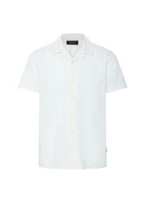 Leinenhemd INDICODE "Leinenhemd IDMonken", Herren, Gr. XXL, N-Gr, beige (sanftes wei&szlig;), Obermaterial: 55% Leinen LI. 45% Baumwolle CO., Hemden Leinenhemd