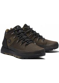 Schn&uuml;rboots Timberland "Sprint Trekker Mid Fab WP", Herren, Gr. 43, gr&uuml;n (oliv), Textil, unifarben, Schuhe Schn&uuml;rboots, Winterstiefel, Schn&uuml;rstiefel, Winterschuhe, wasserdicht