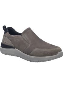 Slipper Josef Seibel "Wales 04, grau", Damen, Gr. 40, grau, Obermaterial: 100% Rindsleder Leather cow., Schuhe Slipper