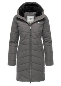 Wintermantel Ragwear "Wintermantel Noita YOUMODO", Damen, Gr. L, grau (stone grau), Obermaterial: 100% Polyester PES. Obermaterial: Futter: 100% Polyester PES. 100% Polyester PES., M&auml;ntel Wintermantel