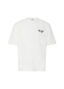 Rundhalsshirt INDICODE "Rundhalsshirt IDBrybell", Damen, Gr. L, beige (snow flake), Obermaterial: 100% Baumwolle CO., Shirts Rundhalsshirt