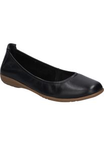 Ballerina Josef Seibel "Fenja 01, schwarz", Damen, Gr. 43, schwarz, Obermaterial: 100% Rindsleder Leather cow., Schuhe Ballerina
