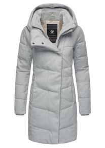 Wintermantel Ragwear "Wintermantel Pavla Coat", Damen, Gr. 3XL, grau (ash), Obermaterial: 100% Polyester PES. Obermaterial: Futter: 100% Polyester PES. 100% Polyester PES., M&auml;ntel Wintermantel