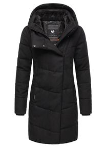 Wintermantel Ragwear "Wintermantel Pavla Coat", Damen, Gr. 4XL, schwarz, Obermaterial: 100% Polyester PES. Obermaterial: Futter: 100% Polyester PES. 100% Polyester PES., M&auml;ntel Wintermantel