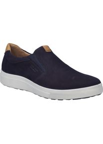 Sneaker Josef Seibel "Maddox 06, ocean-kombi", Herren, Gr. 43, blau (ocean, kombi), Obermaterial: 100% Rindsleder Leather cow., Schuhe Sneaker