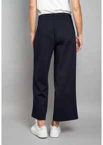 7/8-Hose Seidel Moden, Damen, Gr. 46, N-Gr, nachtblau, Single Jersey, Obermaterial: 50% Polyester, 45% Viskose, 5% Elasthan, unifarben, Basic, l&auml;ssig geschnitten 7/8-L&auml;nge, Hosen 7/8-Hose, MADE IN GERMANY