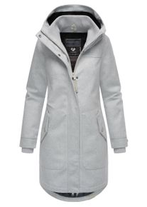 Wintermantel Ragwear "Wintermantel Jannisa Coat", Damen, Gr. L, grau (ash), Obermaterial: 100% Polyester PES. Obermaterial: Futter: 100% Polyester PES. 100% Polyester PES., M&auml;ntel Wintermantel