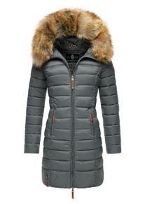 Steppmantel Marikoo "Steppmantel Rose-Stepp", Damen, Gr. XL, blau (stormy blau), Obermaterial: 100% Nylon NY. Obermaterial: Futter: 100% Polyester PES. 100% Polyester PES., M&auml;ntel Steppmantel